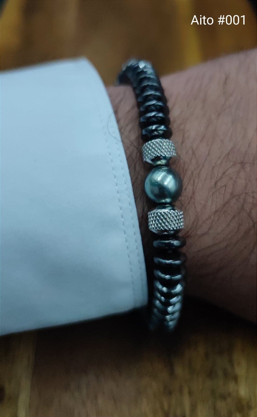 Bracelet "Aito" 17cm #001