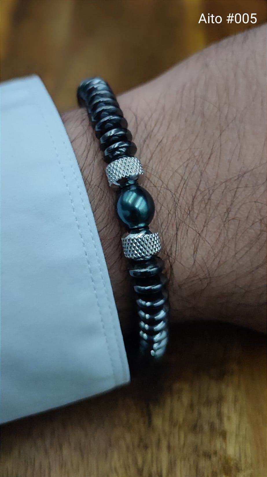 Bracelet "Aito" 17cm #005