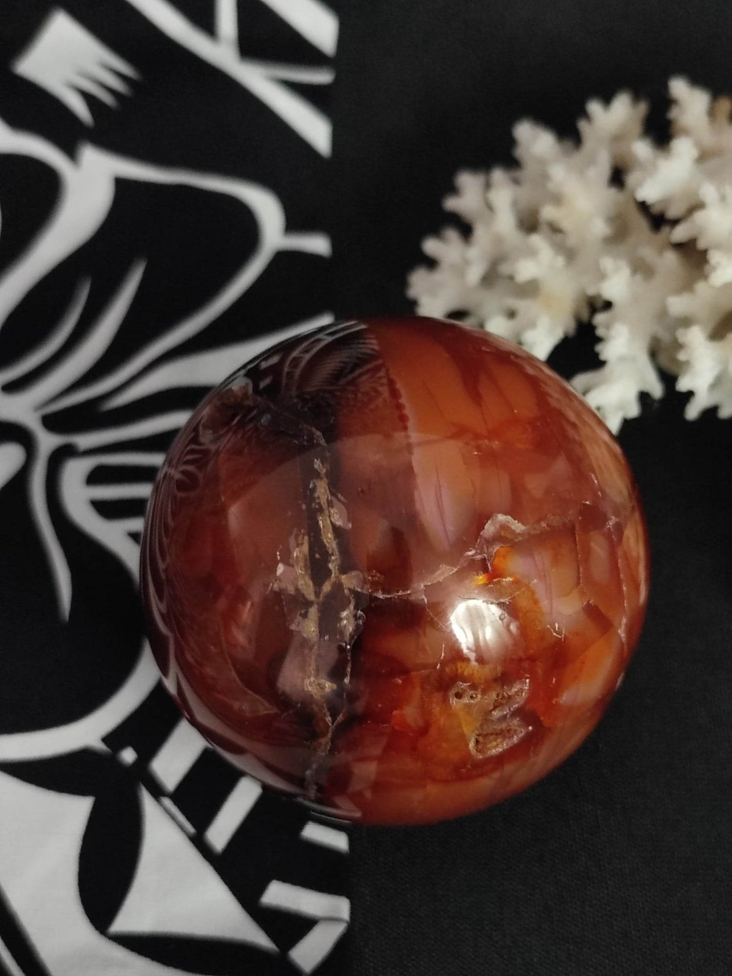 Sphère de Cornaline