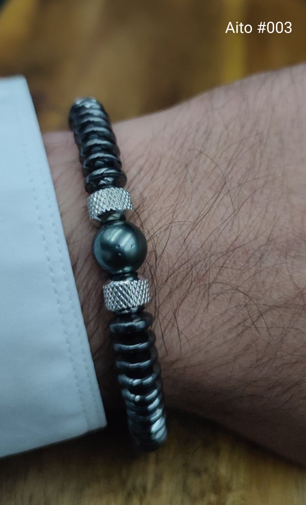bracelet "Aito" 19cm #003
