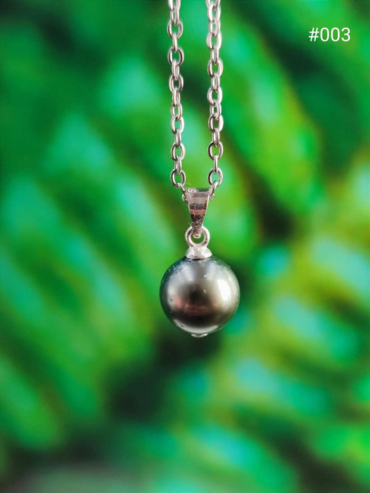 Collier pendentif en Argent et sa Perle de Tahiti