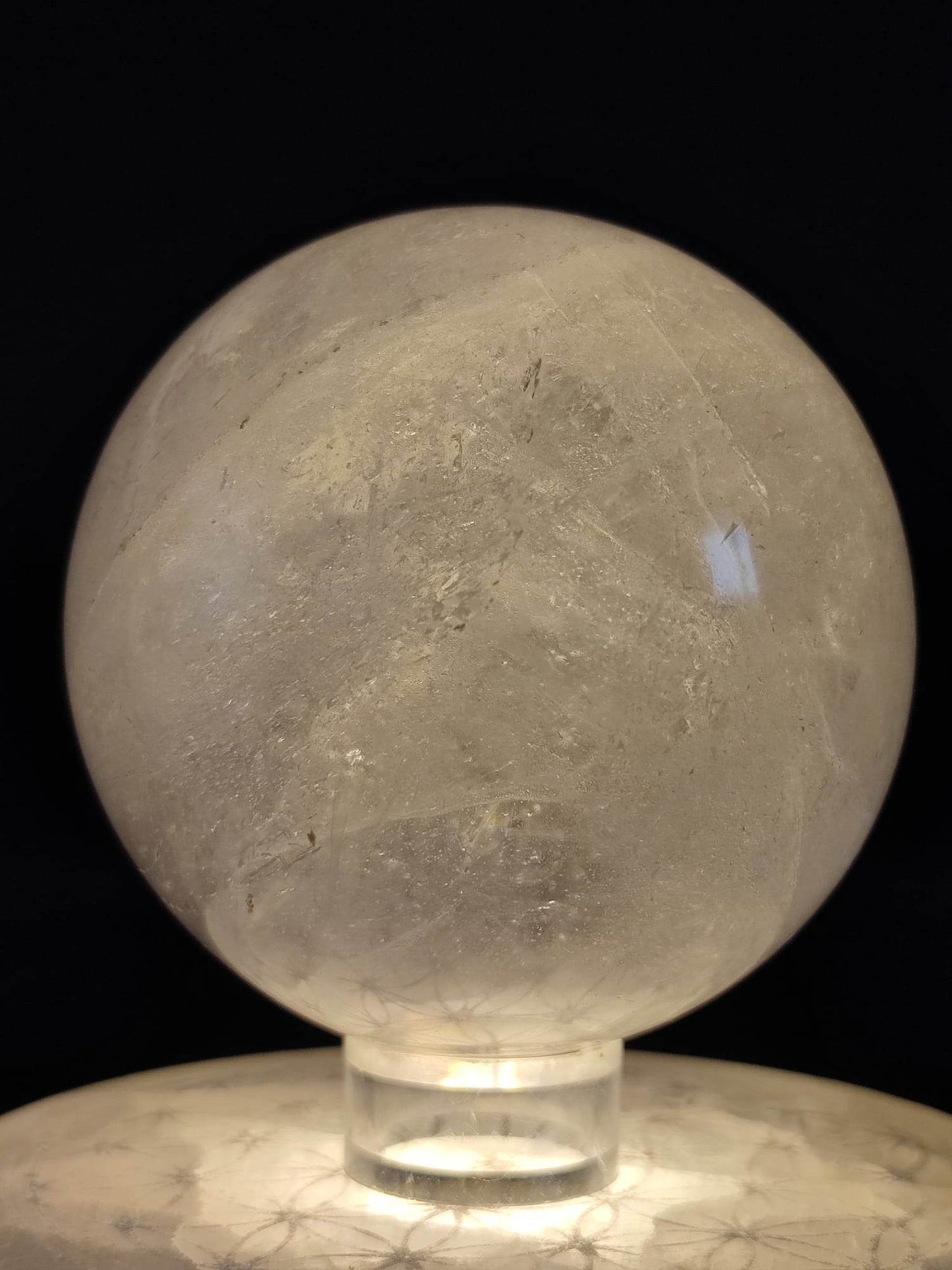 Boule 30 mm cristal a facettes Harmonie - Boutique Tiki-Zen